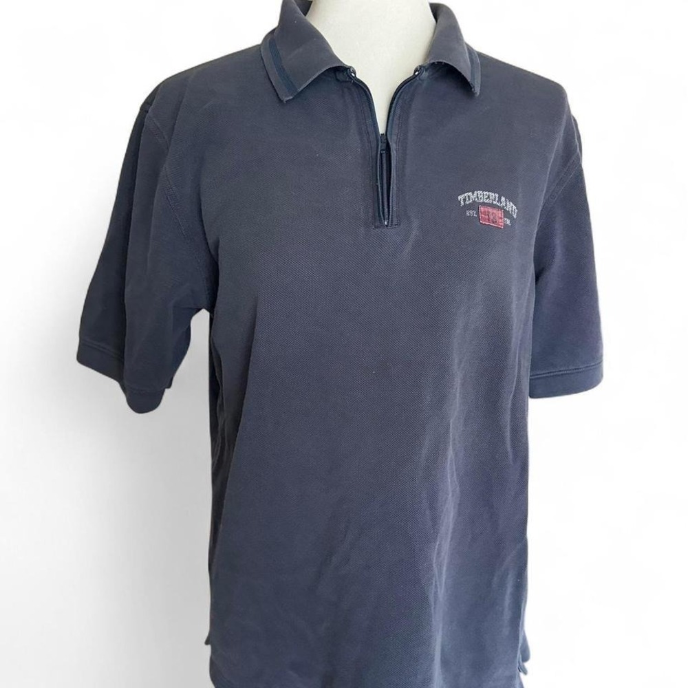 2003 Timberland quarter zip polo shirt